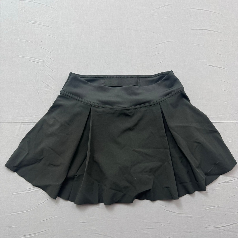 Nike Dri-FIT Pleated Tennis Skirt‎ Black XS Athletic Skort Activewear